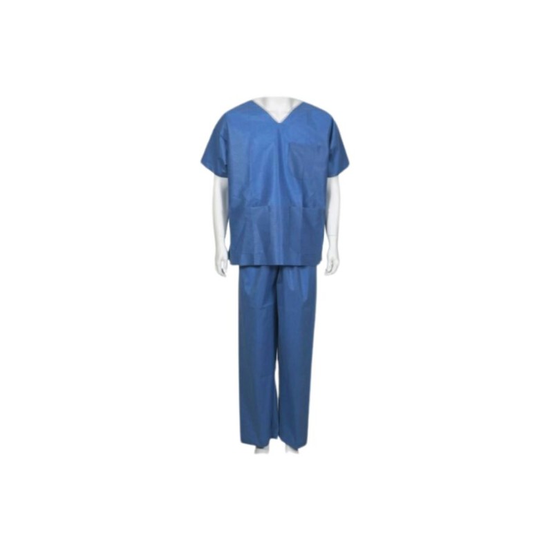 Tenue jetable à usage unique bleu