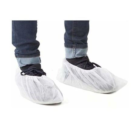 Surchaussures blanches non -tissé  Lot de 100 - Mon équipement