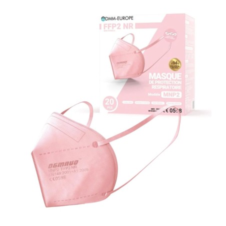 Masque FFP2 adulte rose - Mon équipement