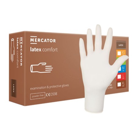 Gants latex non poudrés COMFORT boîte de 100