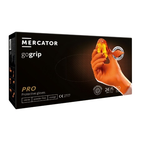 Gants Nitrile GOGRIP Orange - Mon équipement