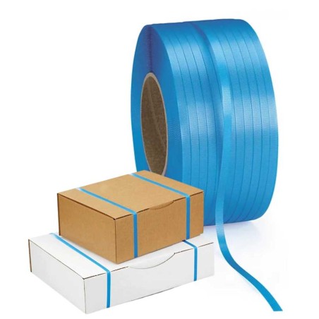 Feuillard polypropylène bleu 12 x 0,63 x 3000 m – Lot de 2 - Mon équipement