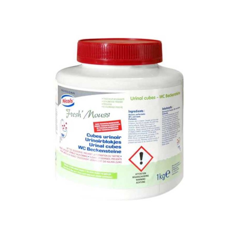 Pastilles urinoirs pot de 1 kg (33 Blocs de 30 g) - Mon équipement