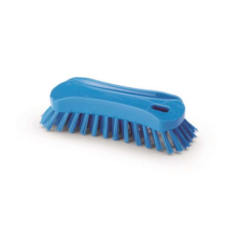 Brosse ergonomique moyenne bleue poils moyens IGEAX - Mon équipement