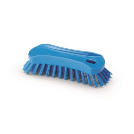Brosse ergonomique moyenne bleue poils moyens IGEAX - Mon équipement