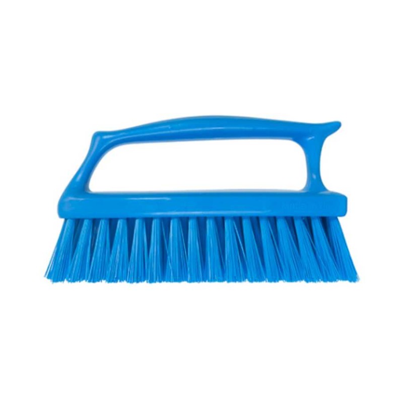 Brosse avec poignée verticale bleue poils moyens IGEAX - Mon équipement