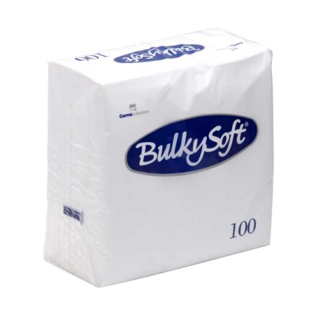 Serviette papier blanche 2 plis lot de 100 - Mon équipement