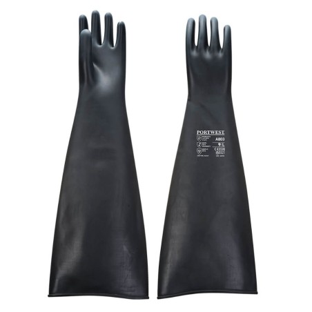 Gants caoutchouc latex Lourd 60 cm Lot de 12 PORTWEST