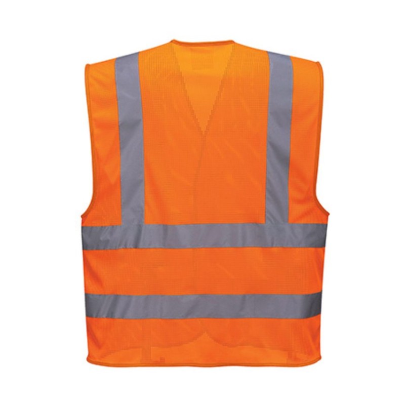 Gilet haute visibilité MeshAir™ maille orange PORTWEST dos